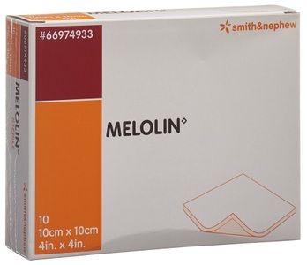 MELOLIN, MELOLIN Wundkompressen 10x10cm steril (10 Stück), MELOLIN Wundkompressen, 10x10cm, steril (10 Stk)
