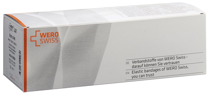 WERO SWISS, WERO SWISS Lux Elastische Fixierbinde 4mx8cm weiss (20 Stück), WERO SWISS Lux Elastische Fixierbinde 4mx8cm weiss