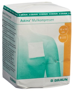 Askina, Askina Mullkompresse 10cmx10cm (100 Stück), ASKINA Mullkompresse 10cmx10cm (100 Stk)