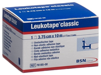 Leukotape, Leukotape classic Pflasterband 10mx3.75cm blau (1 Stück), Leukotape classic Pflasterband blau (10m x 3.75cm)