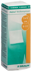 Askina, Askina Mullkompresse 5cmx5cm (100 Stück), ASKINA Mullkompresse 5cmx5cm (100 Stk)