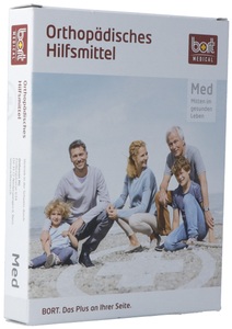 bort, bort Kniebandage XL -47cm hautfarbig (1 Stück), BORT Med Kniebandage XL -47cm beige
