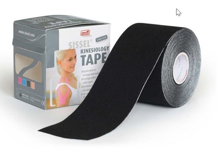 Sissel, SISSEL Kinesiology Sport Tape 5cmx5m schwarz (1 Stück), Sissel Kinesiology Tape Schwarz 5cm x 5m (1 Stk)