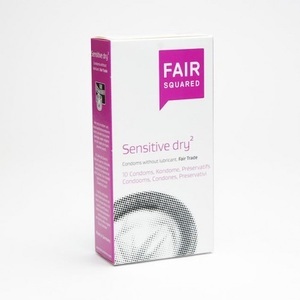 FAIR SQUARED, Sensitive Dry, FAIR SQUARED Kondom Sensitive Dry vegan