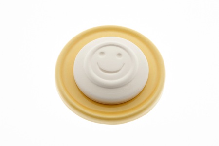 Aromalife, aromalife Duftstein Set Smile & Unterteller gelb (1 Stück), Aromalife Duftstein Set Smile & Unterteller gelb (1 Stk)