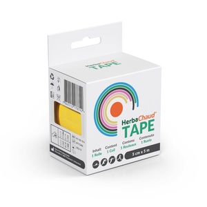 Herbachaud, HerbaChaud Tape 5cmx5m gelb (1 Stück), HerbaChaud Tape 5cmx5m gelb (1 Stk)