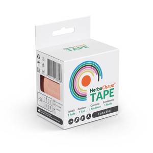 Herbachaud, HerbaChaud Tape 5cmx5m beige (1 Stück), HerbaChaud Tape 5cmx5m beige (1 Stk)