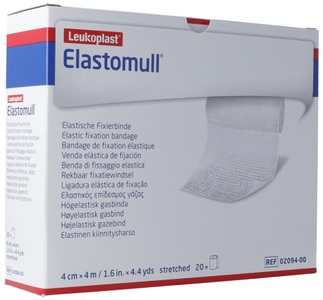 Elastomull, Elastomull elastische Fixierbinde 4mx4cm in Polypropylen (20 Stück), Elastomull elastische Fixierbinde 4mx4cm in Polypropylen