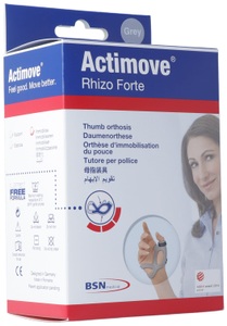Actimove, Actimove RhizoForte Daumenorthese Handbreite 8-8.7cm rechts (1 Stück), Actimove Rhizo Forte Daumenorthese Handbreite 8-8.7cm rechts