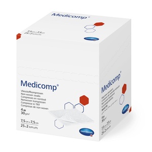 Medicomp, Medicomp Bl 4 fach S30 7.5x7.5 steril (100x2 Stück), Medicomp Bl 4-fach S30 7.5x7.5 steril (100x2 Stk)