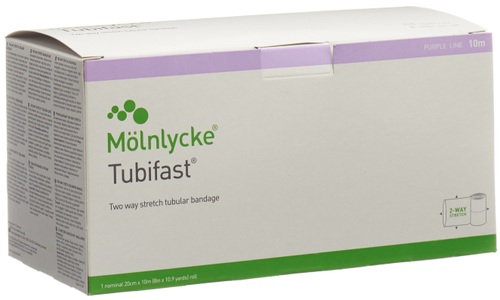 MOLNLYCKE HEALTHCARE, MOLNLYCKE HEALTHCARE Tubifast® 2-Way Stretch® 25 cm x 10 m lila, Tubifast Schlauchbandage 20cmx10m violett (1 Stk)