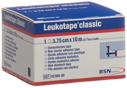 Leukotape, Leukotape classic Pflasterband 10mx3.75cm schwarz (1 Stück), Leukotape classic Pflasterband schwarz (10m x 3.75cm)