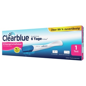 Clearblue, Clearblue Schwangerschaftstest Frühe Erkennung (1 Stück), CLEARBLUE Frühe Erkennung Schwangerschaftstest 1 Stück