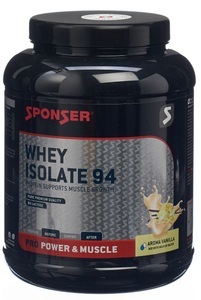Sponser, Sponser Whey Isolate 94 Vanille (850 g), Sponser Whey Isolate 94 Vanille 850 g Proteinpulver