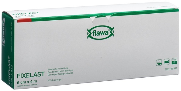 flawa, flawa Fixelast Fixierbinde 6cmx4m in Cellux (20 Stück), FLAWA Fixierbinde Cellux 6cmx4m (20 Stk)