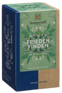 SONNENTOR, SONNENTOR Happiness is Frieden finden Tee (18 Stück), Sonnentor Happiness Is Frieden Finden Bio Kräuter Weißtee (18x1.5g)