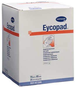 Eycopad, Eycopad Augenkompressen 70x85mm steril (25 Stück), Eycopad® Sterile Augenkompresse 70 x 85 mm