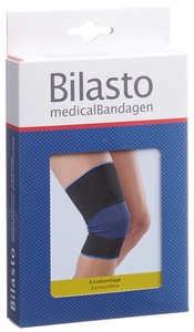 Bilasto, Bilasto Kniebandage L schwarz/blau (1 Stück), Bilasto Kniebandage schwarz/blau L (1 Stk)