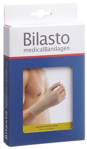Bilasto, Bilasto Handgelenkbandage S mit Daumenansatz beige (1 Stück), Bilasto Handgelenkbandage S m Daumenansatz beige