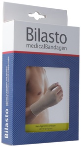 Bilasto, Bilasto Handgelenkbandage L m Daumenansatz beige (1 Stück), Bilasto Handgelenkbandage L mit Daumenansatz beige