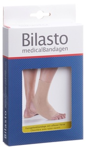 Bilasto, Bilasto Fussgelenkbandage S Ferse offen beige (1 Stück), Bilasto Fussgelenkbandage S Ferse offen beige