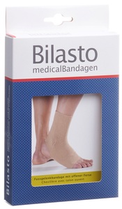 Bilasto, Bilasto Fussgelenkbandage L Ferse geschlossene beige (1 Stück), Bilasto Fussgelenkbandage L Ferse geschloss beige