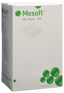 Mesoft, Mesoft Schlitzkompressen 10x10cm sterril (130 Stück), Mölnlycke® Mesoft®