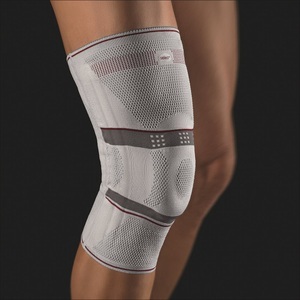 bort, bort Knieband Sil XXXL+ HR s'grau (1 Stück), BORT select StabiloGen 6+ silber
