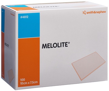 MELOLITE, MELOLITE Wundkompresse 10cmx7.5cm (100 Stück), MELOLITE Wundkompresse 10cmx7.5cm