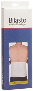 Bilasto, Bilasto Bauchbandage Herren XL weiss mit Micro-Klettverschluss (1 Stück), Bilasto Bauchbandage Herren XL weiss mit Micro-Klettverschluss