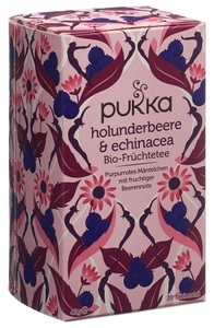 Pukka, Pukka Holunderbeere & Echinacea Tee Bio (20 Stück), Pukka Holunderbeere & Echinacea Bio-Tee (20 Beutel)