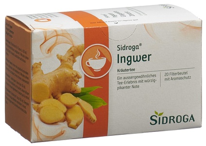 Sidroga, Sidroga Ingwer (neu) (20 Stück), SIDROGA Ingwer (20 Beutel)
