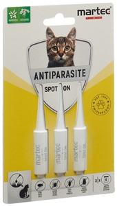 Martec, martec PET CARE Spot on ANTIPARASITE für Katzen (3 ml), martec PET CARE Spot on ANTIPARASITE für Katzen