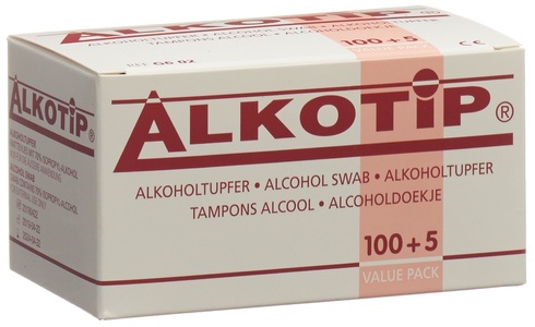 ALKOTIP, ALKOTIP Alkoholtupfer unsteril (105 Stück), ALKOTIP Alkoholtupfer unsteril (105 Stk)