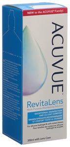Johnson & Johnson, ACUVUE RevitaLens 300ml, Acuvue RevitaLens (300 ml + 1 Behälter) Kombilösung, Pflegemittel