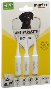 Martec, martec PET CARE Spot on ANTIPARASITE >15kg für Hunde (3x3 ml), martec PET CARE Spot on ANTIPARASITE >15kg für Hunde