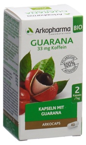 Arkocaps, Arkocaps Guarana Kapsel Bio (40 Stück), ARKOCAPS Guarana Bio Kapseln (40 Stk)