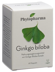Phytopharma, Phytopharma Ginkgo biloba Kapsel (60 Stück), Phytopharma Ginkgo biloba Kapseln (60 Stk)