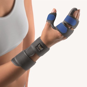 bort, bort Schiene links M -19cm blau (1 Stück), BORT Med ManuCarpal Soft Schiene M-19cm links grau