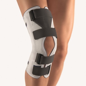bort, bort Stabilo Kniebandage offene Form Gr3 L silber (1 Stück), BORT Med Stabilo Kniebandage offene Form Gr3 L silber