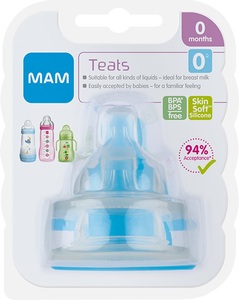 MAM, MAM Sauger 0 0 Monate (2 Stück), MAM Sauger 0 0m (2 Stk)