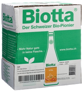 Biotta, Biotta Vital Immun (6x5 dl), Biotta Bio Vital Immun (6x5dl)