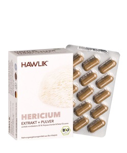 Hawlik, Hawlik Hericium Extrakt + Pulver Kapsel (60 Stück), HAWLIK Hericium Extrakt + Pulver Kapseln (60 Stk)