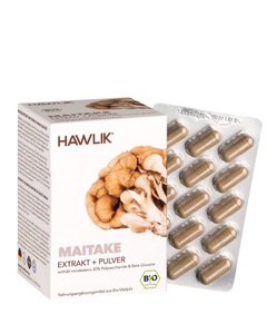 Hawlik, Hawlik Maitake Extrakt + Pulver Kapsel (120 Stück), HAWLIK Maitake Extrakt + Pulver Kapseln (120 Stk)