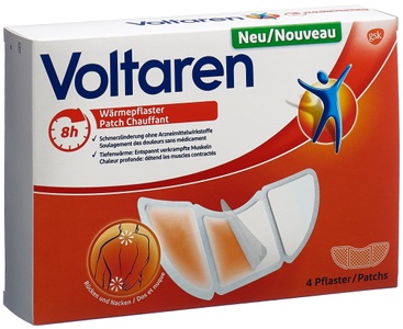 Voltaren, Voltaren Wärmepflaster (4 Stück), Voltaren Wärmepflaster