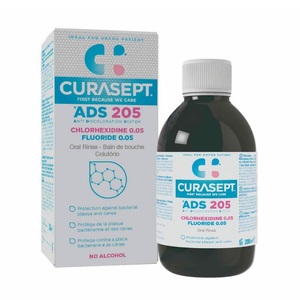 Curasept, CURASEPT ADS 205 Mouthwash 0.05 % (200 ml), CURASEPT ADS 205 Mundspülung 0.05% (200ml)