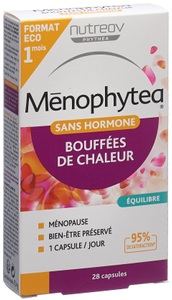 Menophytea, Ménophytea Hitzewallungen Kapsel ohne Hormone (28 Stück), Menophytea Hitzewallungen Kapseln Ohne Hormone (28 Stk)