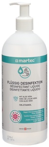 Martec, MARTEC Desinfektionsmittel 500ml 33086 Flüssig. mit Aloe-Vera, Martec Hand-Desinfektionsmittel mit Aloe Vera (500ml)