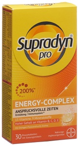 Supradyn, Supradyn Energy Vitamine & Mineralien Brausetabletten (30 Stk), Supradyn pro Energy-Complex Brausetabletten (30 Stk)