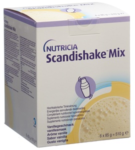 Nutricia, NUTRICIA Scandishake Mix Vanille Pulver (6x85g), Scandishake Mix Pulver Vanille